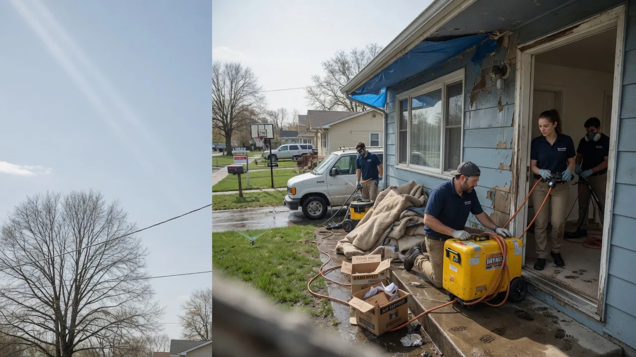 Basement Flood Cleanup in Fountain City, IN near me